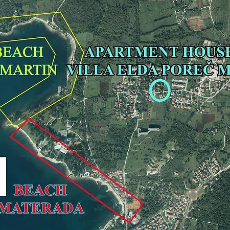 House Elda Beach Area Maj For Maximum 12 Persons 波雷奇
